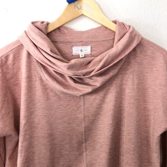 Lou & Grey Pink Cowl Neck Top - Picture 2 of 5